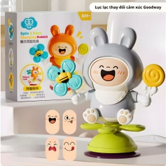 Đồ Chơi Thỏ Nhảy Múa Thay Đổi Biểu Cảm Goodway Rabbit- Màu Xám 3m+