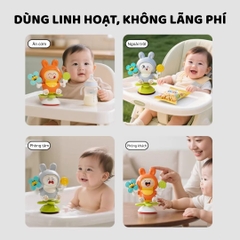 Đồ Chơi Thỏ Nhảy Múa Thay Đổi Biểu Cảm Goodway Rabbit- Màu Cam 3m+