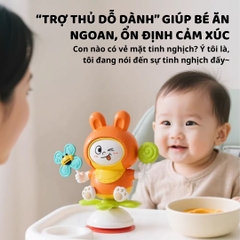 Đồ Chơi Thỏ Nhảy Múa Thay Đổi Biểu Cảm Goodway Rabbit- Màu Cam 3m+