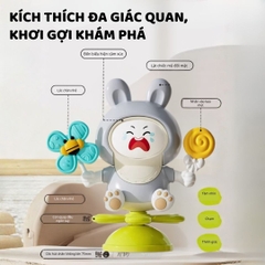 Đồ Chơi Thỏ Nhảy Múa Thay Đổi Biểu Cảm Goodway Rabbit- Màu Cam 3m+