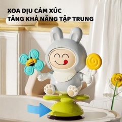 Đồ Chơi Thỏ Nhảy Múa Thay Đổi Biểu Cảm Goodway Rabbit- Màu Cam 3m+