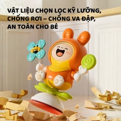 Đồ Chơi Thỏ Nhảy Múa Thay Đổi Biểu Cảm Goodway Rabbit- Màu Cam 3m+
