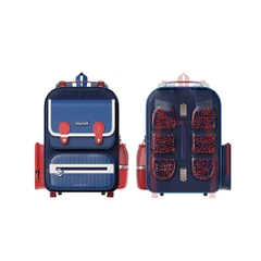 Balo Chống Gù Cho Bé Tiểu Học Zoyzoii Air Elastic Backpack B88-A Màu Xanh