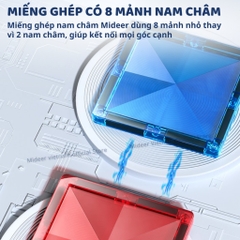 Đồ Chơi Xếp Hình Nam Châm Đường Bóng Mideer Colorful Magnetic Tiles- Marble Run 100 Chi Tiết 3+
