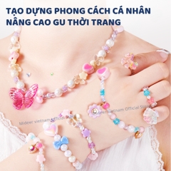 Bộ Phụ Kiện Trang Sức Cho Bé Gái Charm Bracelet Making Kit 8+