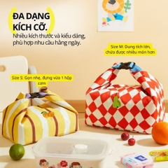 Túi Đựng Cơm Trưa Gấp Gọn Hugz Lunch Bags Size S 34*14*28cm