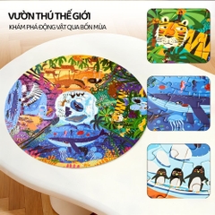 Đồ Chơi Ghép Hình Vũ Trụ 150 Mảnh Mideer Round Puzzle 5+