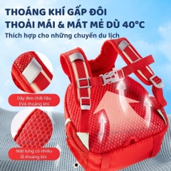 Balo Cho Bé Mầm Non Siêu Nhẹ Màu Nâu Mideer Outing Kids Backpack 1-5 Tuổi