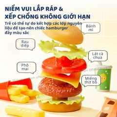 Đồ Chơi Nhập Vai Nấu Ăn Cho Bé Mideer Play Burger Combo 3+