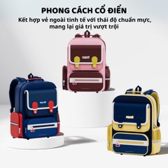 Balo Chống Gù Cho Bé Tiểu Học Zoyzoii Air Elastic Backpack B88-A Màu Vàng