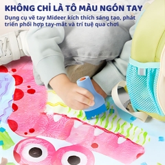 Bộ Dụng Cụ Vẽ Màu Nước Cho Bé Mideer Finger Painting Tools Set 3+