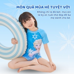 Đồ bơi Cho Bé Gái Size 16 Chính Hãng Mesuca Disney Frozen- Elsa Xanh