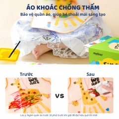 Màu Vẽ Tay Kèm Dụng Cụ 48 Chi Tiết Mideer Finger Paint Set 3+