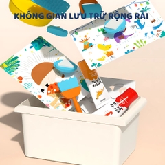Màu Vẽ Tay Kèm Dụng Cụ 48 Chi Tiết Mideer Finger Paint Set 3+