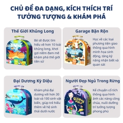 Đồ Chơi Xếp Hình Đại Dương 104 Mảnh Mideer Vali Gift Box Puzzle 4+