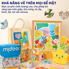 Bút Màu Acrylic Cho Bé Mideer Acrylic Markers- 60 Màu
