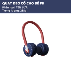 Quạt Đeo Cổ Cho Bé Zoyzoii Series Portable Neck Fan F8- Tên Lửa