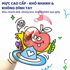 Bút Màu Acrylic Cho Bé Mideer Acrylic Markers- 24 Màu