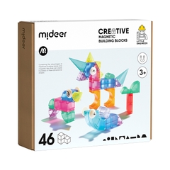Đồ Chơi Nam Châm Hình Khối Cho Bé Creative Magnetic Building Blocks 46 Chi Tiết 3+