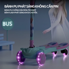 Xe Scooter Cho Bé Có Bàn Đạp Kép Disney- Frozen 3+