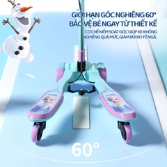 Xe Scooter Cho Bé Có Bàn Đạp Kép Disney- Frozen 3+