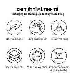 Balo Du Lịch Cho Bé Zoyzoii Outdoor Backpack B86- Beach
