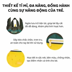 Balo Du Lịch Cho Bé Zoyzoii Outdoor Backpack B86- Pineapple