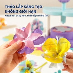 Đồ Chơi Thủ Công Làm Hoa Giấy Mideer Click & Bloom Florist 3+