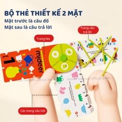 Bộ Thẻ Học Thông Minh Flashcard Mideer Match & Connect Playbook 3+