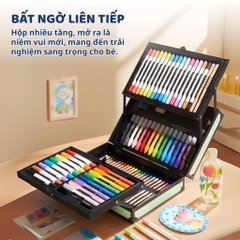 Bộ Bút Màu 79 Chi Tiết Mideer Creative Art Expression Box 3+