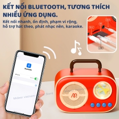 Loa Bluetooth Kèm Mic Mideer Versatile Singalone Microphone 3+