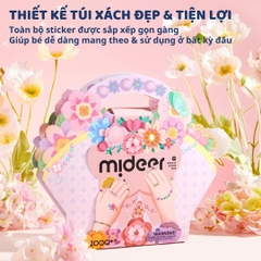 Đồ Chơi Sticker Dán Móng Tay Cho Bé Gái Mideer Garden Fairy Dress Up Sticker Pack 3+