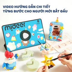 Đất Sét Tạo Hình Tự Khô Cho Bé Mideer Modeling Clay Set 8+