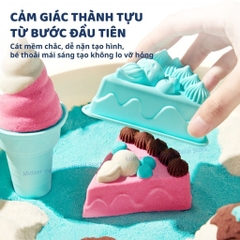 Cát Động Lực Kèm Khuôn Làm Bánh Mideer Magic Sand Play Set 3+
