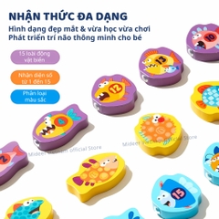 Đồ Chơi Câu Cá Nam Châm Bằng Gỗ Cho Bé Mideer Magnetic Fishing Toy 3+