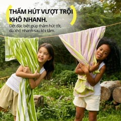 Khăn Tắm Kháng Khuẩn Hugz Bath Towel Unisex 70*140cm