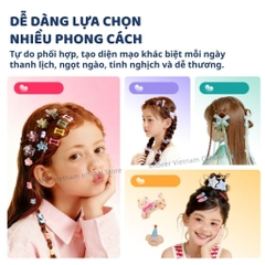 Phụ Kiện Kẹp Tóc Cho Bé Gái Hair Clips Gift Box 3+