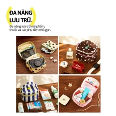 Túi Đựng Trang Sức Đa Năng Hugz 2in1 Charm Pouch- Half Sweet Coco
