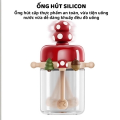 Bình Nước Tritan Cao Cấp Cho Bé Zoyzoii Nature Paradise Cup E6- Pink
