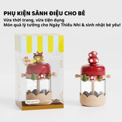 Bình Nước Tritan Cao Cấp Cho Bé Zoyzoii Nature Paradise Cup E6- Blue