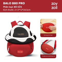Balo Cho Bé Mầm Non Zoyzoii Discovery Series Hat Bag B80- Bò Sữa