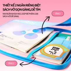 Túi Đựng Tài Liệu Hai Ngăn Mideer Organized Subject Storage Bag- Màu Xanh Lá 3+