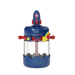 Bình Nước Tritan Cao Cấp Cho Bé Zoyzoii Nature Paradise Cup E6- Blue