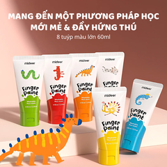 Bộ Cọ Vẽ Tay Cho Bé Mideer Finger Paint Brush Set 3+