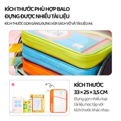 Túi Đựng Tài Liệu Hai Ngăn Mideer Organized Subject Storage Bag- Màu Xanh Lá 3+