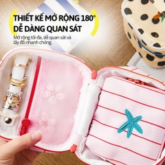 Túi Đựng Trang Sức Đa Năng Hugz 2in1 Charm Pouch- Sea Salt Lemon