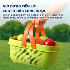Đồ Chơi Cắt Hoa Quả Rau Củ Mideer Fruit & Vegetable Cutting Play 3+