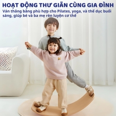 Ván Thăng Bằng Gỗ Cho Bé Mideer Wobble Balance Board 18m+