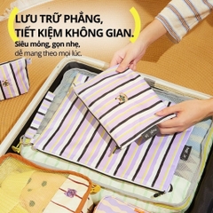 Bộ 3 Túi Đựng Đồ Cá Nhân Du Lịch Hugz Pack Multi-Purpose Bag- Sunset Frequency