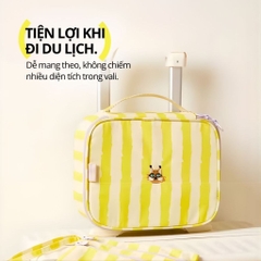 Túi Đựng Đồ Du Lịch Hugz Toiletry Bag Mint Mambo Size M- 23cm*18cm*10cm